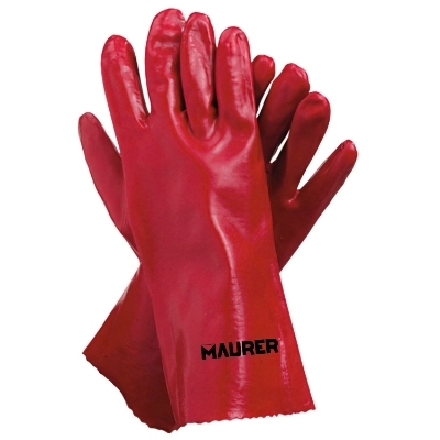 Imagen de Guantes Pvc Rojo 35 cm. (Par)