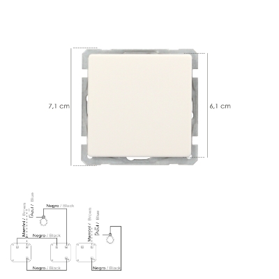 Imagen de Interruptor / Conmutador Oryx Simple (Mecanismo)