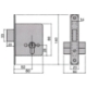 Imagen de Cerradura Ucem 5300-hl/60