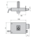 Imagen de Cerradura Cvl 1125ar/ 10/he Izquierda