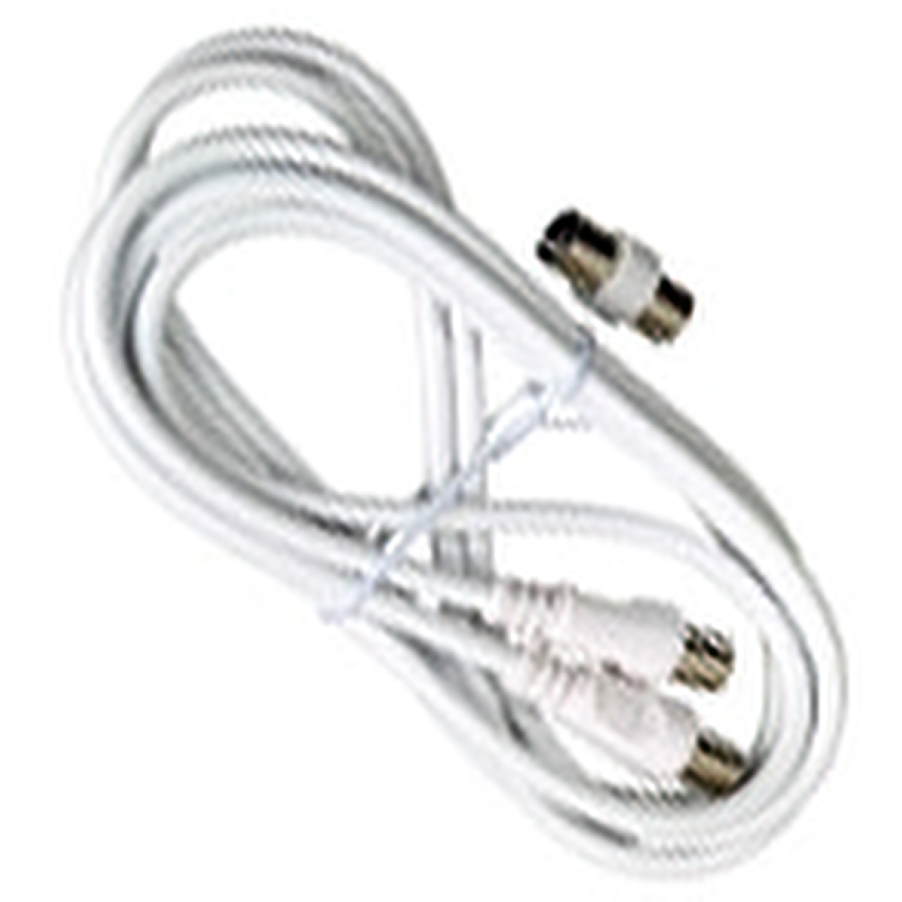 Imagen de Conector TV Video Macho / Macho  2 metros Con Adaptador Macho / Hembra