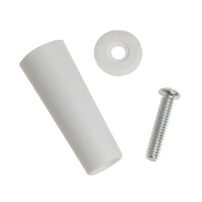 Imagen de Tope Persiana Con Tornillo 60 mm. Blanco