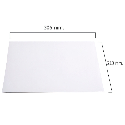 Imagen de Pizarra Iman Pvc Blanca 210x305x1 mm.