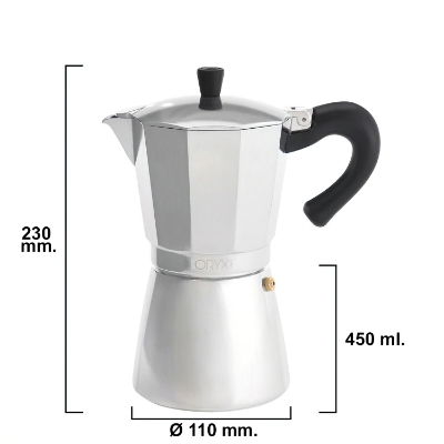 Imagen de Cafetera Inducción Aluminio 9 Tazas (450 Ml.)