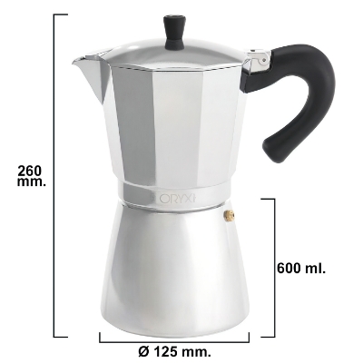 Imagen de Cafetera Inducción Aluminio  12 Tazas (600 Ml.)