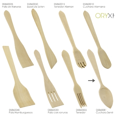 Imagen de Cuchara Servir Cocina Madera Oryx 30 cm.