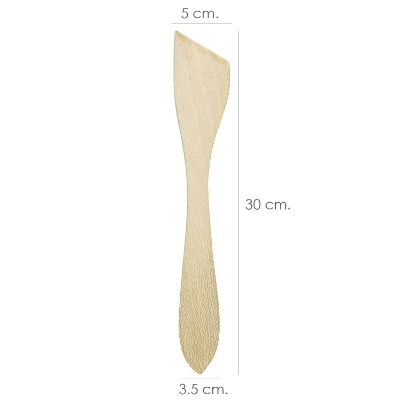 Imagen de Espatula Sarten Cocina Madera Oryx 30 cm.