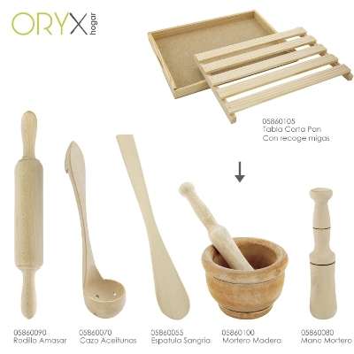 Imagen de Mortero Madera Cocina Oryx Ø 14 cm