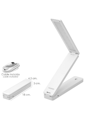 Imagen de Lampara Mesa / Linterna LED A pilas / USB (4 AA) 180 Lumenes	Altura Regulable