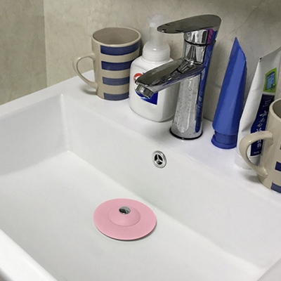 Imagen de Tapón Universal Fregadero Lavabo Bañera Silicona Con Cestillo Ø 10 cm.