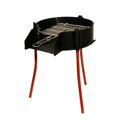 Imagen de Barbacoa Rustica Multiusos Ø 50 cm. Valida Para Carbon, Leña y Paelleros.