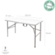 Imagen de Mesa Plegable Rectangular HDPE Multifuncional, Portatil, Resistente,Multiusos 122x61x74 cm. Color Blanco