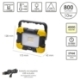 Imagen de Foco Led Plano Recargable  10 Watt. 800 Lumenes Luz blanca 4000ºK Protección IP44. Portatil Proyector Led Obras