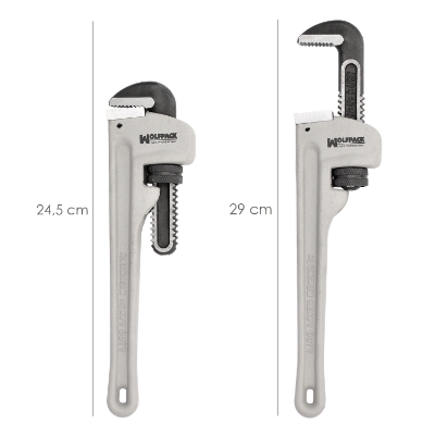 Imagen de Llave Stillson Heavy Duty Aluminio 10" Llave Para Tubos, Llave Plomeria, Llave Para Tuberias, Llave Grifa.