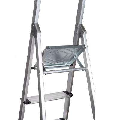 Imagen de Escalera Doméstica Aluminio Profesional 6 Peldaños 12 cm Grosor.