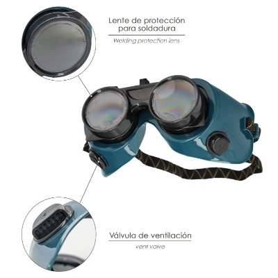 Imagen de Gafas Soldador Con Lentes Abatibles EN175