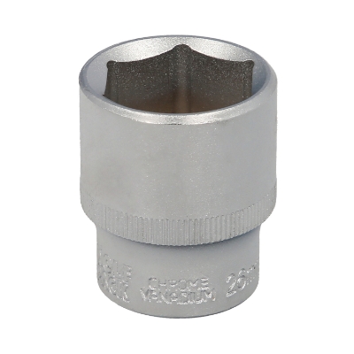 Imagen de Llave Vaso 1/2" Hexagonal 26 mm. Perfil de 6 caras. Acero Cromo Vanadio, Aristas Redondas