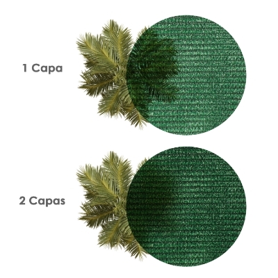 Imagen de Malla Sombreo Rollo 4 x 50 metros, Reduce Radiación, Protección Jardín y Terraza, Regula Temperatura, Color Verde Claro