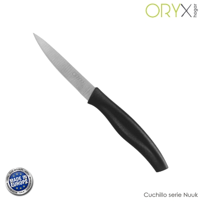 Imagen de Cuchillo Nuuk Mondador Hoja Acero Inoxidable 9 cm. Negro (1 Unidad)