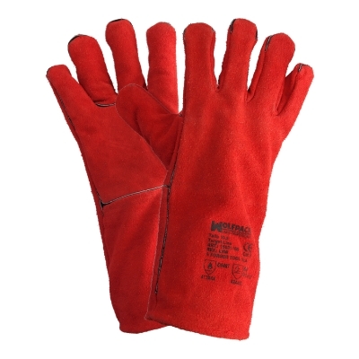 Imagen de Guantes Soldar Denso Rojo Largo (Par)