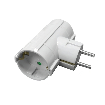 Imagen de Adaptador / Ladron Doble Schuko 16 A. 250 V.