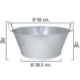 Imagen de Barreño Galvanizado Baño  20"  50x21 cm. 30 Litros