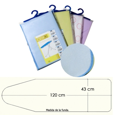 Imagen de Funda Mesa Plancha Espuma 120x42 cm.