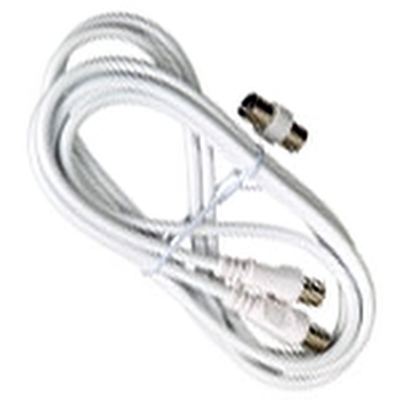 Imagen de Conector TV Video Macho / Macho  2 metros Con Adaptador Macho / Hembra