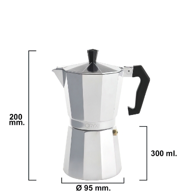 Imagen de Cafetera Aluminio 6 Tazas (300 ml.) Classic