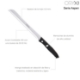 Imagen de Cuchillo Aspen Panero Hoja Acero Inoxidable 19 cm. Negro