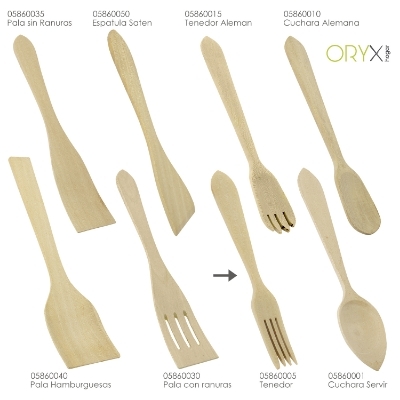 Imagen de Tenedor Cocina Madera Oryx 30 cm.