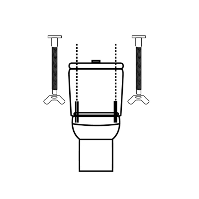 Imagen de Kit Fiajcion Sanitario Cisterna / Inodo 6x90 (2 Piezas)