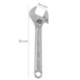 Imagen de Llave Ajustable Moleta 10" / 250 mm. Llave Inglesa, Llave Apriete, Llave Ajustable