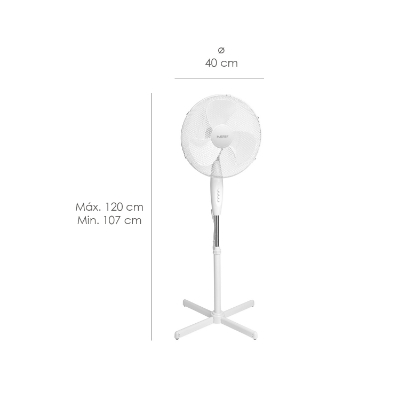 Imagen de Ventilador Maurer Pie 123 cm. de Alto