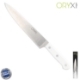 Imagen de Cuchillo Husky Cocina 20 cm. Hoja Acero Inoxidable, Cuchillo Carne, Cuchillo Pescado, Cuchillo Chef, Mango Ergonomico Blanco