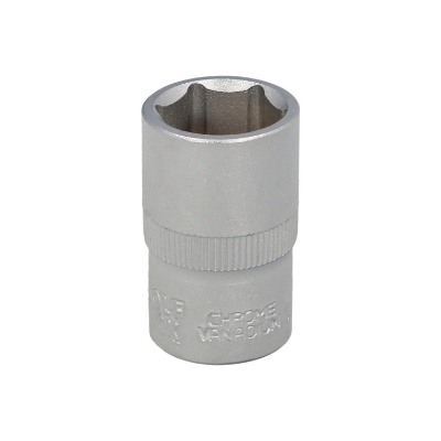 Imagen de Llave Vaso 1/2" Hexagonal 16 mm. Perfil de 6 caras. Acero Cromo Vanadio, Aristas Redondas