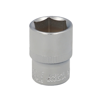 Imagen de Llave Vaso 1/2" Hexagonal 21 mm. Perfil de 6 caras. Acero Cromo Vanadio, Aristas Redondas