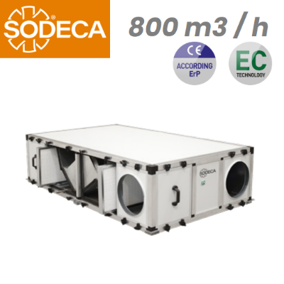 Imagen de Recuperador de calor RECUP/EC-800-BS-F7+F9