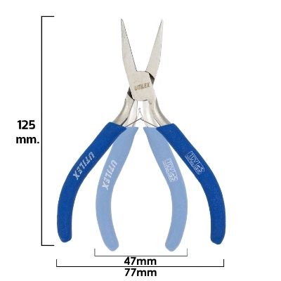 Imagen de Alicates Mini Boca Plana 125 mm.