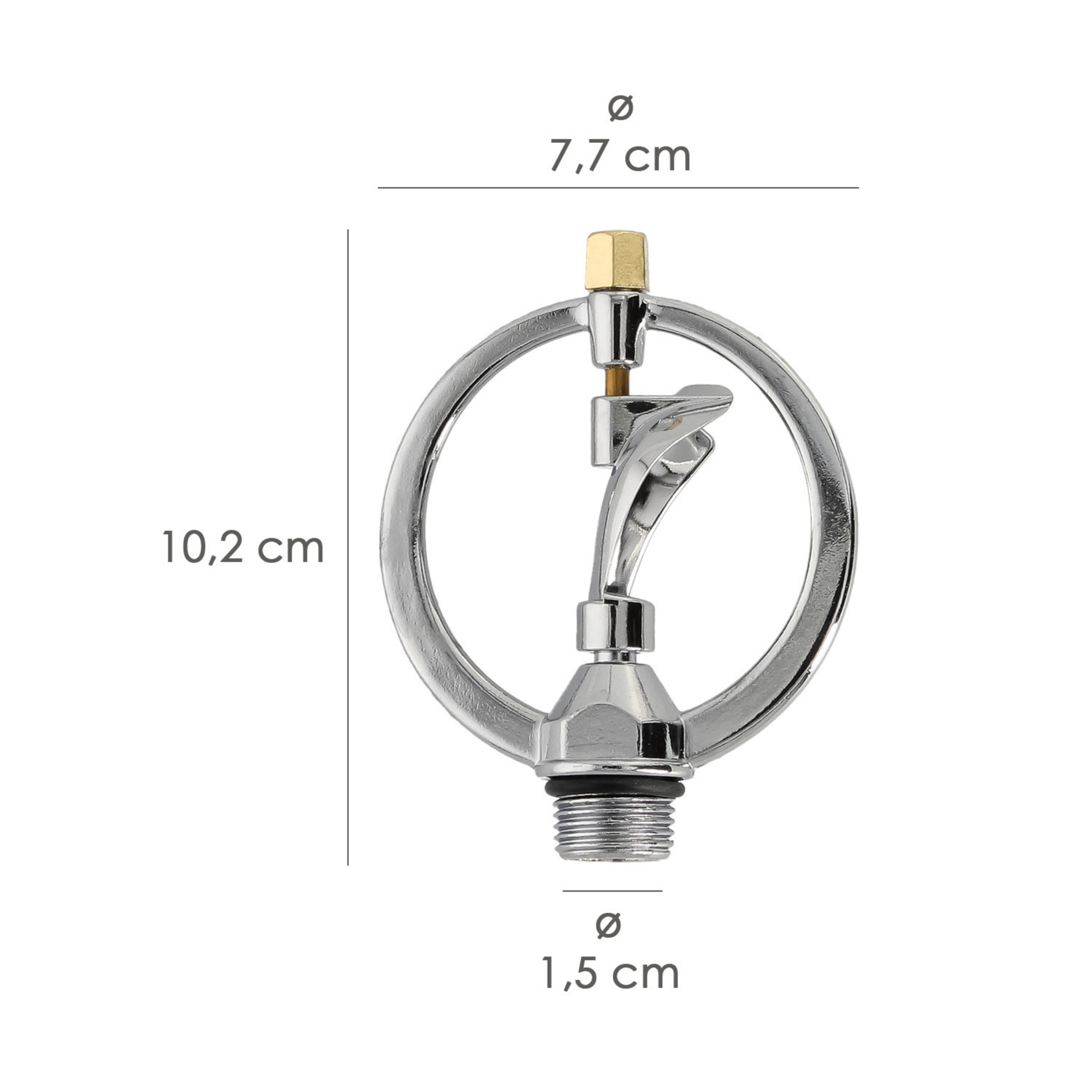 Imagen de Aspersor  Aluminio Rotativo