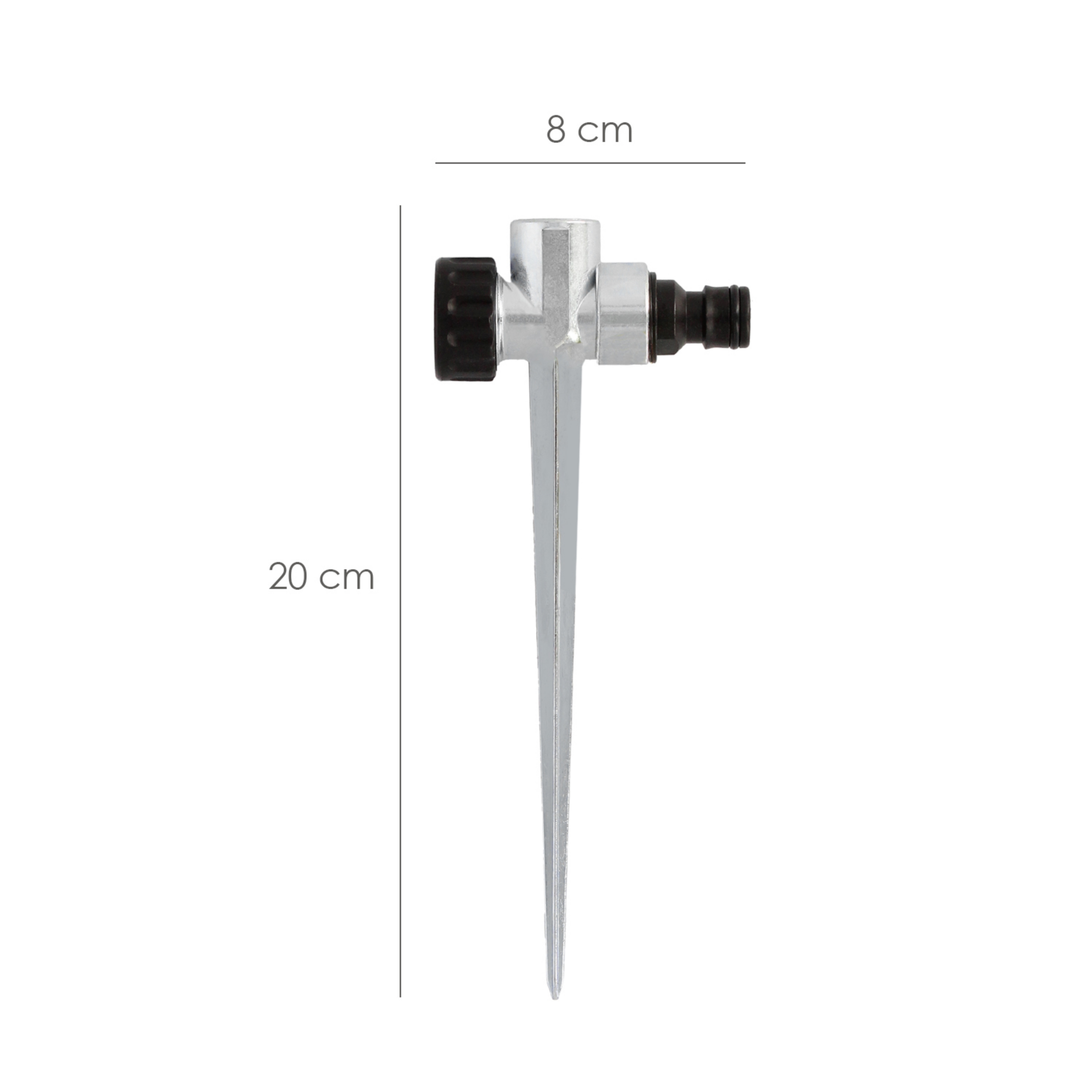 Imagen de Pincho Para Aspersor Metalico Saturnia Con Racord Manguera