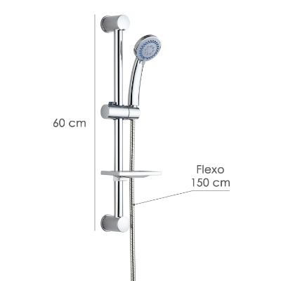 Imagen de Maneral barra flexo Maurer 3 Posiciones Cromo