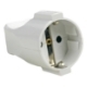 Imagen de Base / Clavija Schuko 2p + T 16 A. Blanco