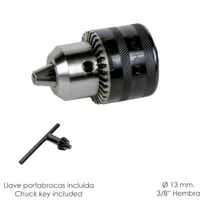 Imagen de Portabrocas Con Llave 13 mm. 3/8 Hembra