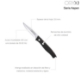 Imagen de Cuchillo Aspen Mondador Hoja Acero Inoxidable 8 cm. Negro