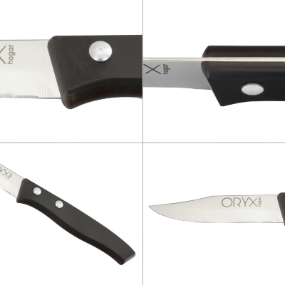 Imagen de Cuchillo Aspen Mondador Hoja Acero Inoxidable 8 cm. Negro