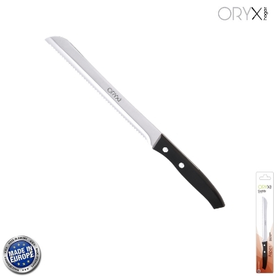 Imagen de Cuchillo Aspen Panero Hoja Acero Inoxidable 19 cm. Negro