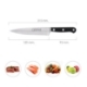 Imagen de Cuchillo Grenoble Cocina Hoja Acero Inoxidable 13 cm. Negro