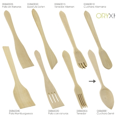 Imagen de Cuchara Servir Cocina Madera Oryx 30 cm.