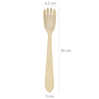 Imagen de Tenedor Aleman Cocina Madera Oryx 30 cm.